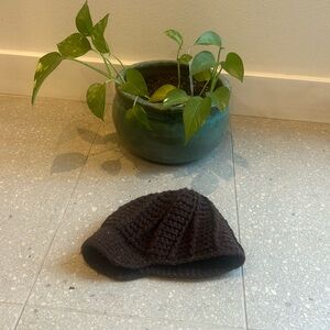 Vintage Gap knit cap chocolate brown.